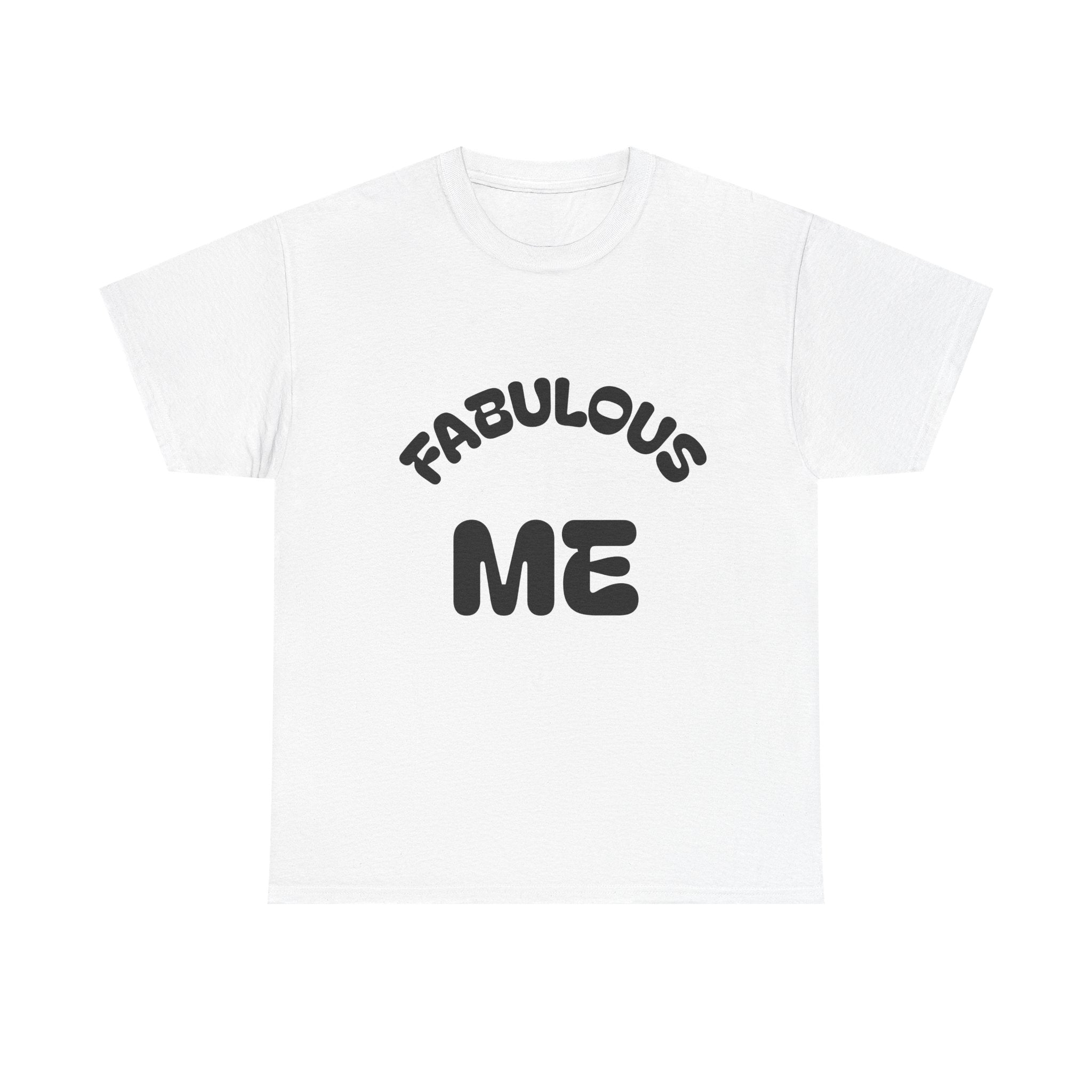 Fabulous Me Unisex Heavy Cotton Tee - Casual Wear, Gifts, Birthday, Self-Love, Everyday Style